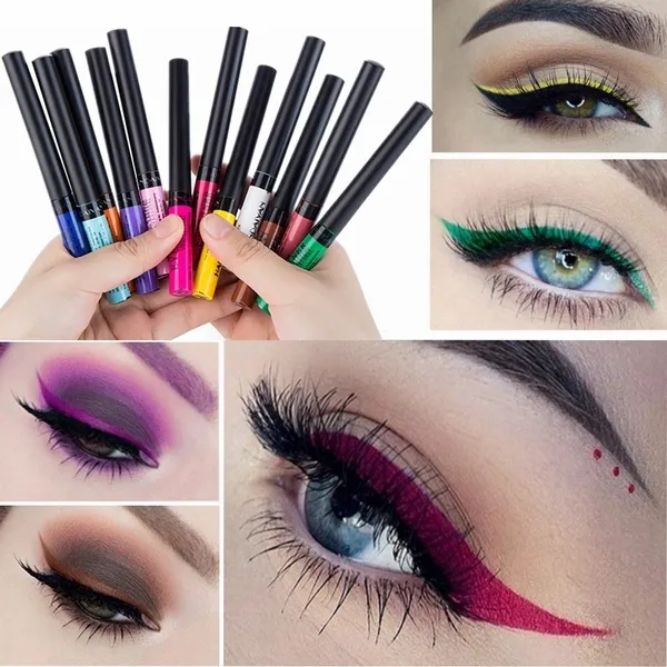 15 Colors Matte Color Liquid Eyeliner Pencil Eyeliner