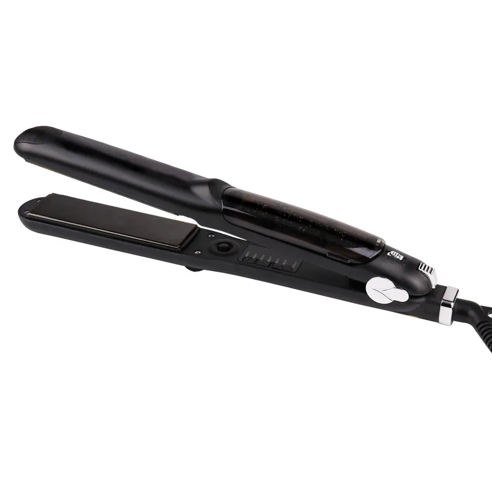 2024 Professional Steam Hair Straightener & Curler - 450°F Fast Heating Ceramic 2-in-1 Steampod