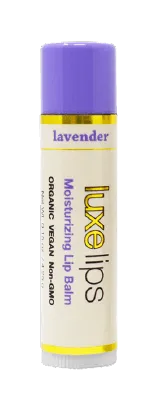 Beeswax Free, Nut Free Lip Balm - Luxe Lips -Lovely Lavender