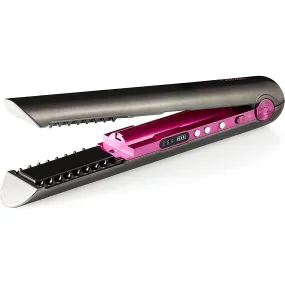 Carmen Neon Cordless Hair Straightener with Ultra-Smooth Keratin Infused - Pink & Graphite Grey | C81165