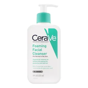 CeraVe Cream & Cleanser Cream To Foam Cleanser - Normal To Oil Skin BOTTLE 236ml