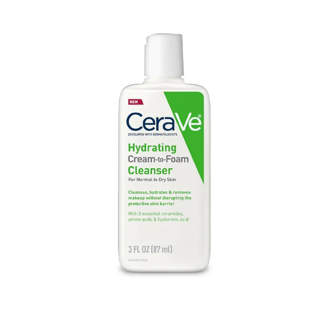 Cerave Hydrating Cream-to-Foam Cleanser For Normal to Dry USA