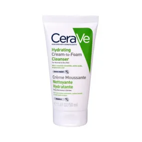 Cerave Hydrating Cream-to-Foam Cleanser For Normal to Dry