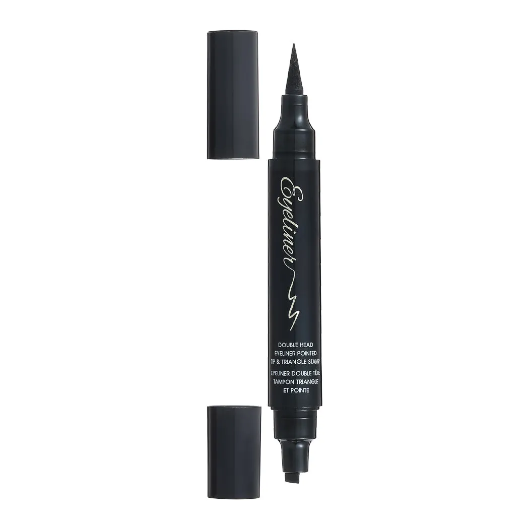 Double Head Eyeliner (Pointed Tip & Triangle Stamp)