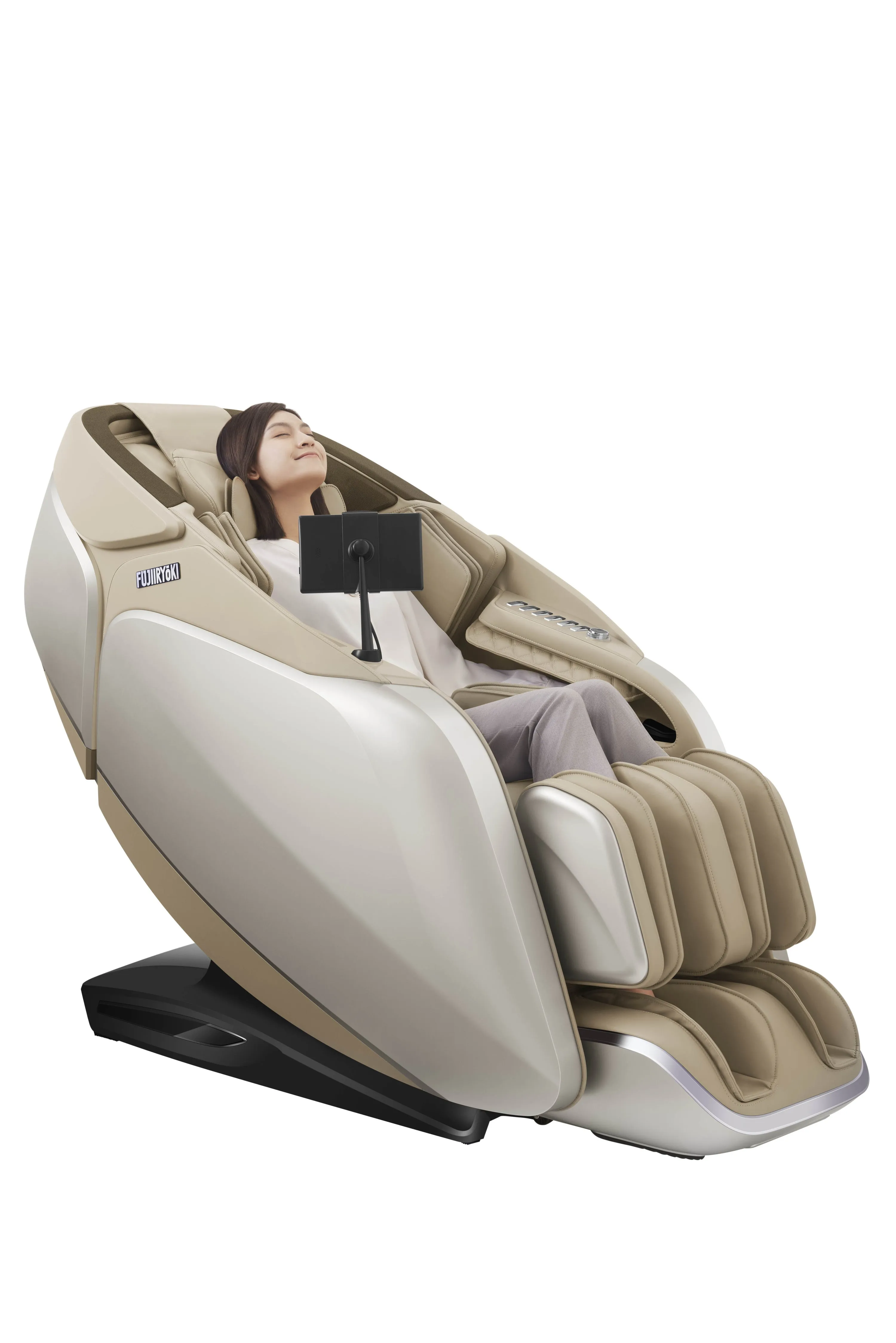 Fujiiryoki Cyber Relax Pro - 4D Dual Massage Robot Flex Frame SL Track Massage Chair