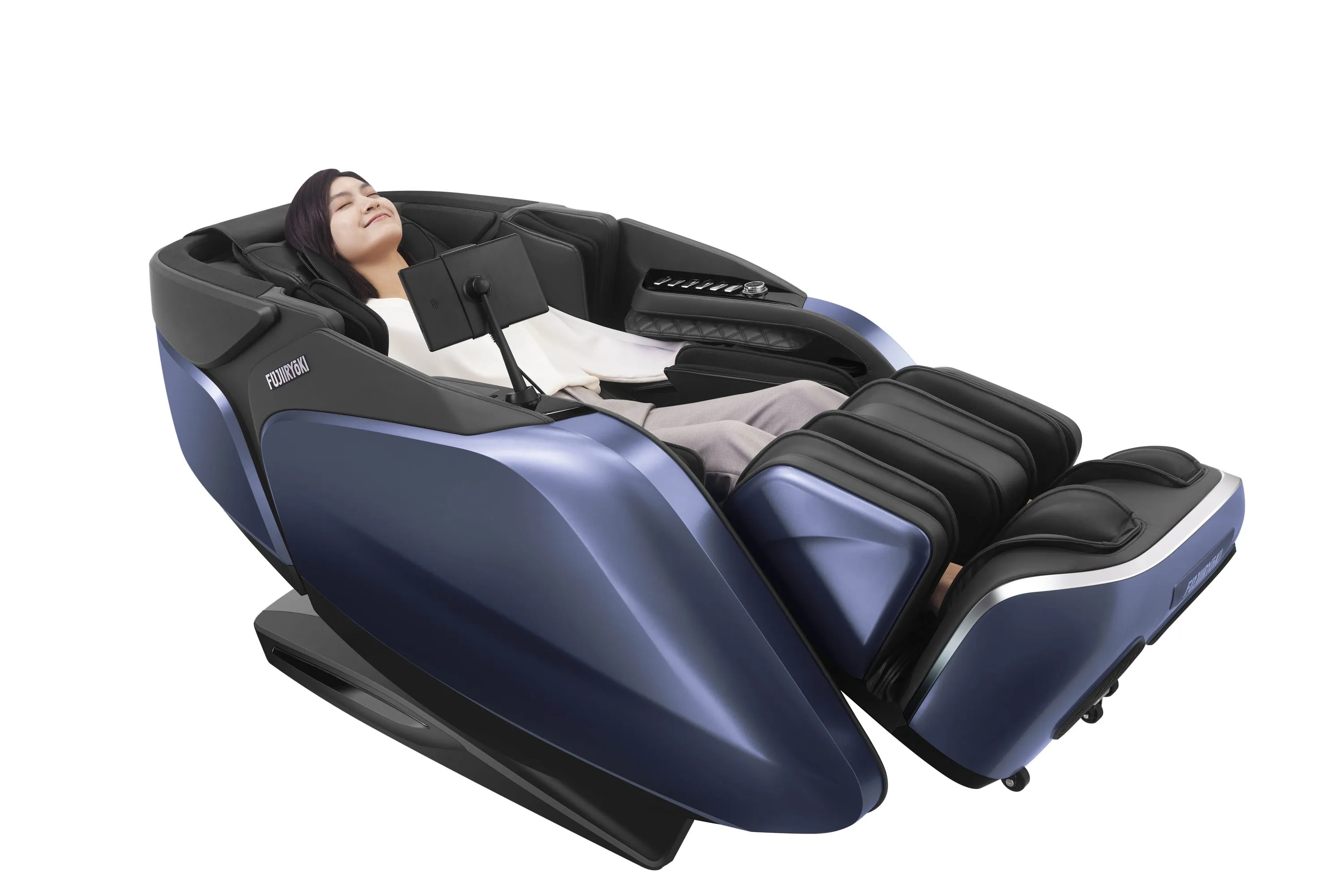 Fujiiryoki Cyber Relax Pro - 4D Dual Massage Robot Flex Frame SL Track Massage Chair