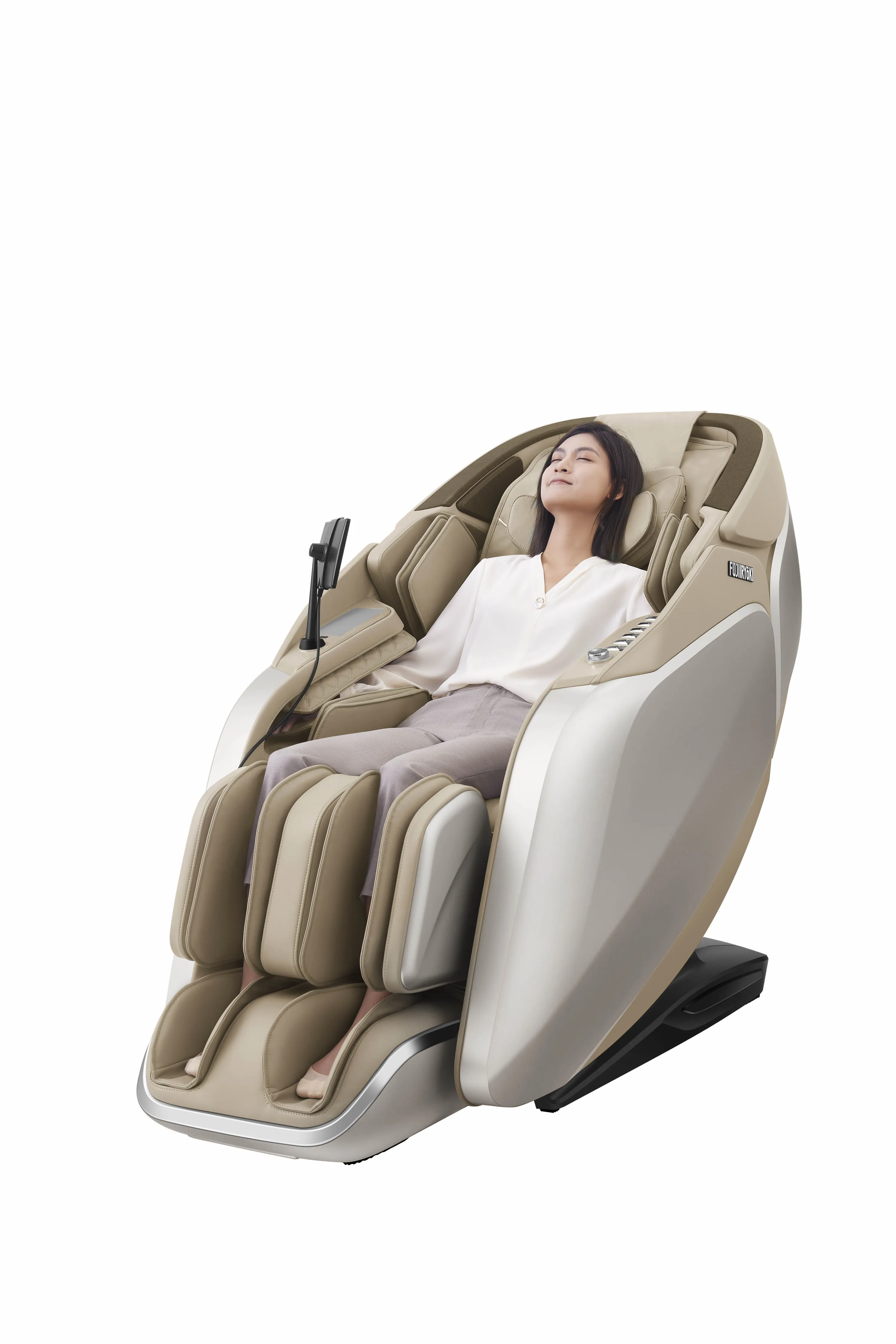 Fujiiryoki Cyber Relax Pro - 4D Dual Massage Robot Flex Frame SL Track Massage Chair