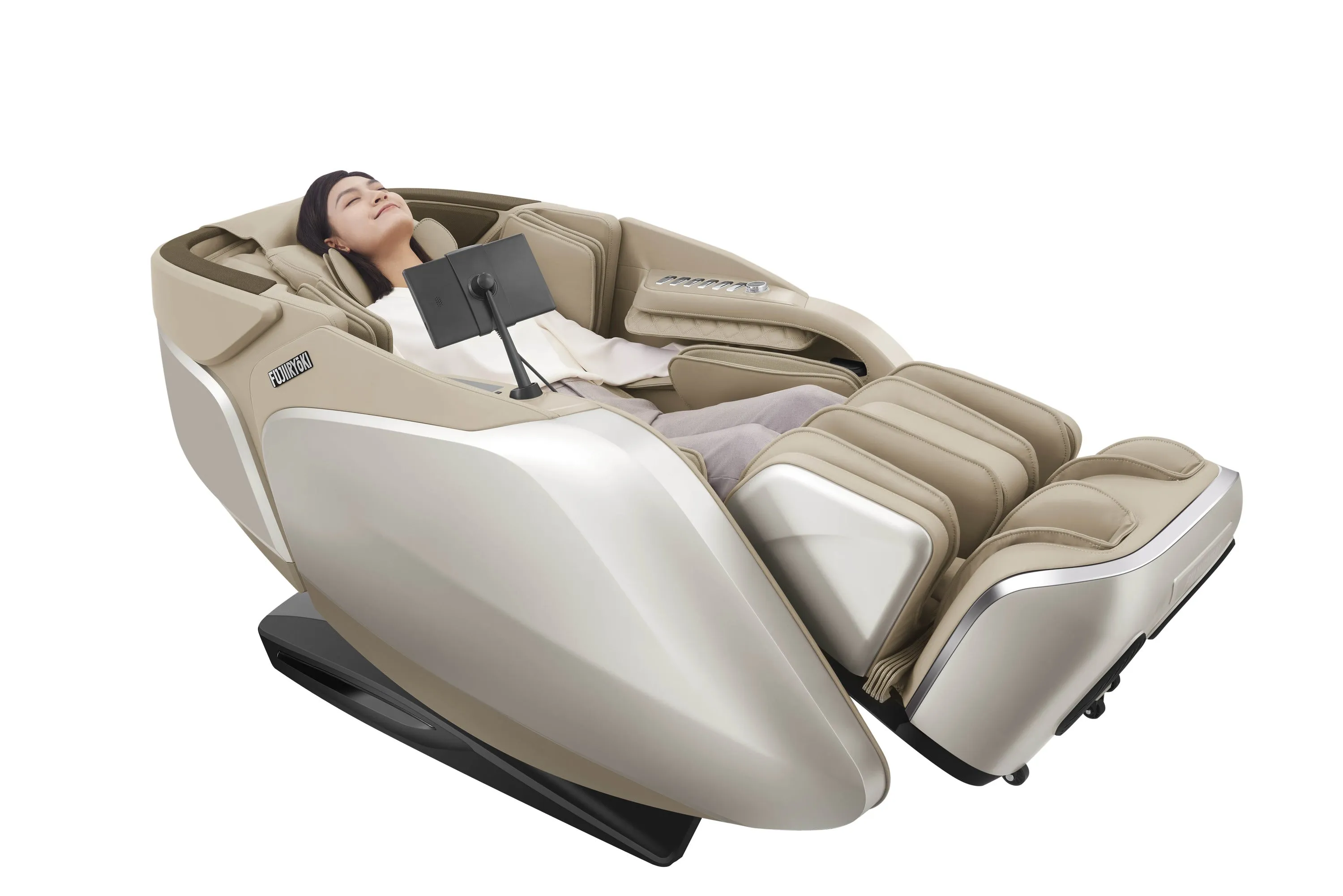 Fujiiryoki Cyber Relax Pro - 4D Dual Massage Robot Flex Frame SL Track Massage Chair