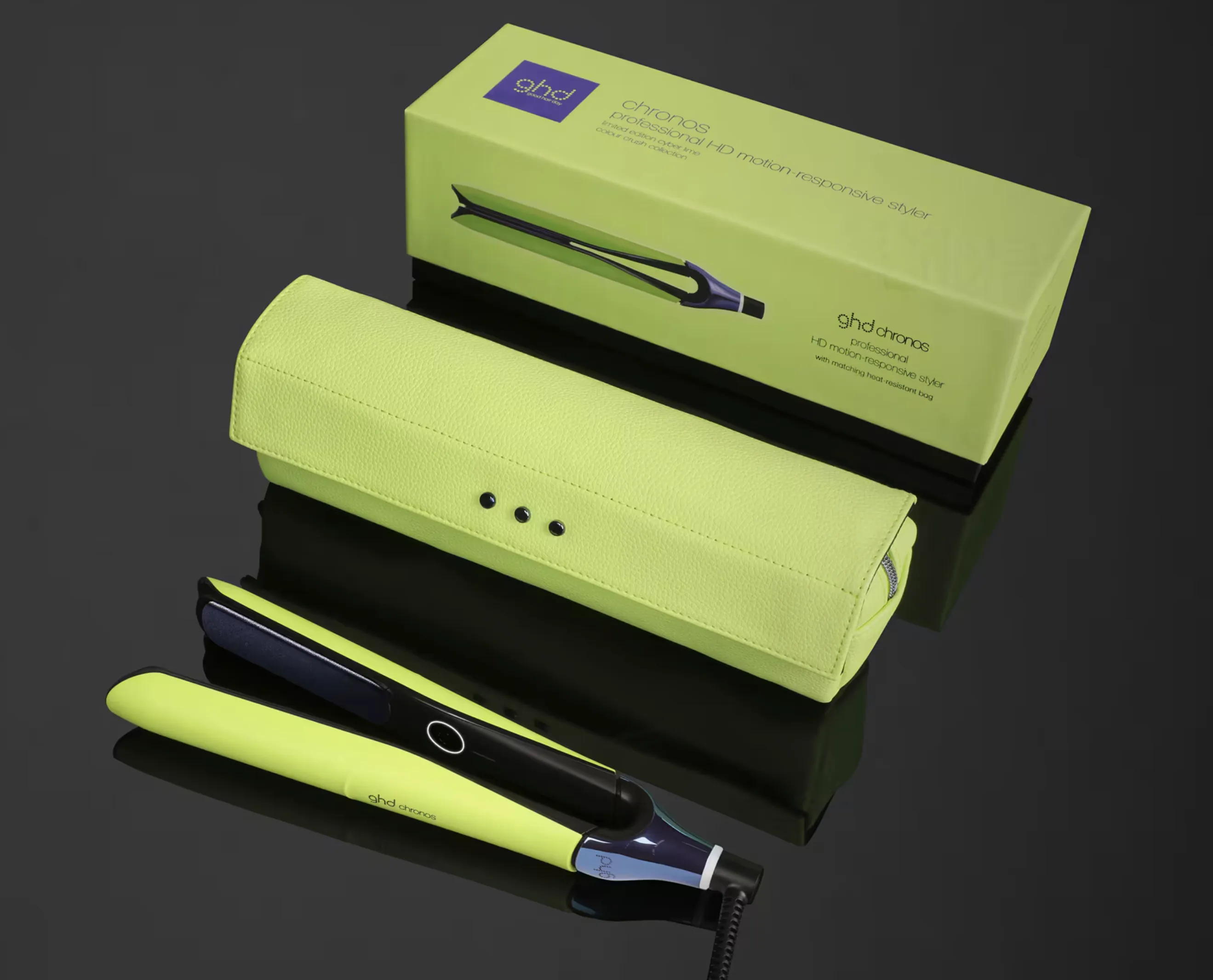 GHD Chronos in Cyber Lime