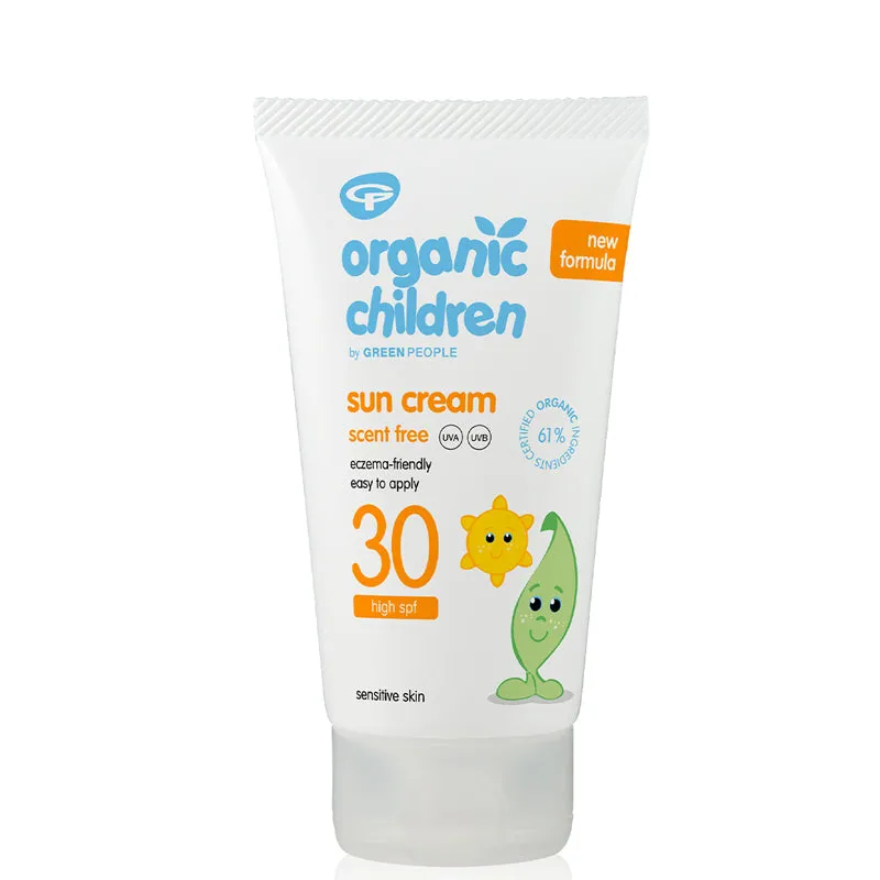 Green People Organic Children Sun Lotion SPF30 Scent Free 150ml