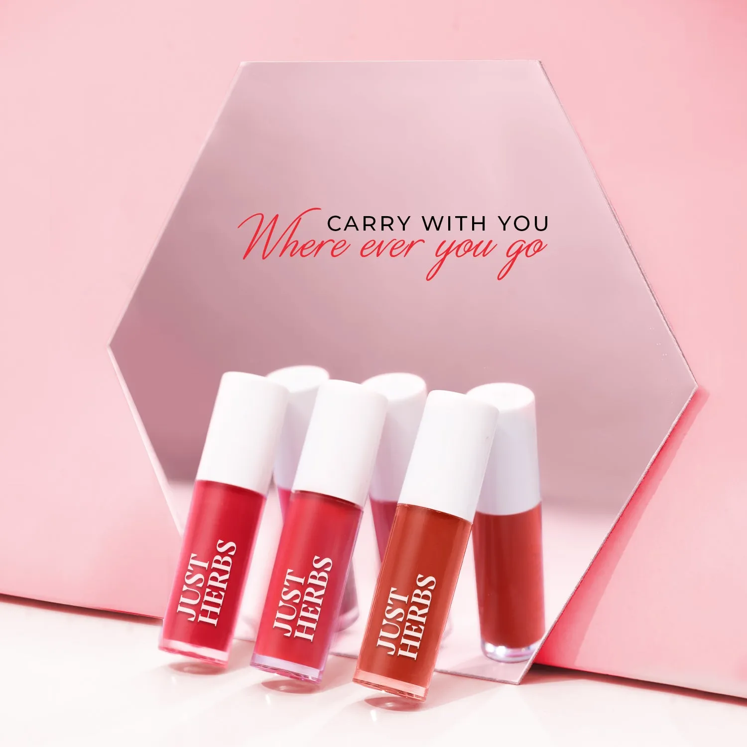 Herb Enriched Matte Liquid Lipstick Kit:Set of 5