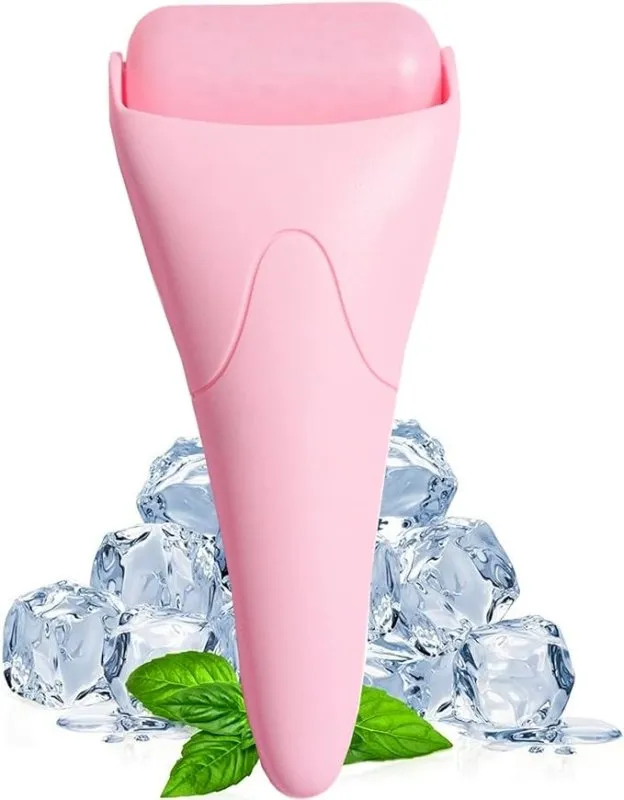 Ice Roller for Face Eyes, Massager Tool Reduce Puffiness, Wrinkles, Migraine, Pain Relief and Minor Injury (Big Ice Roller)