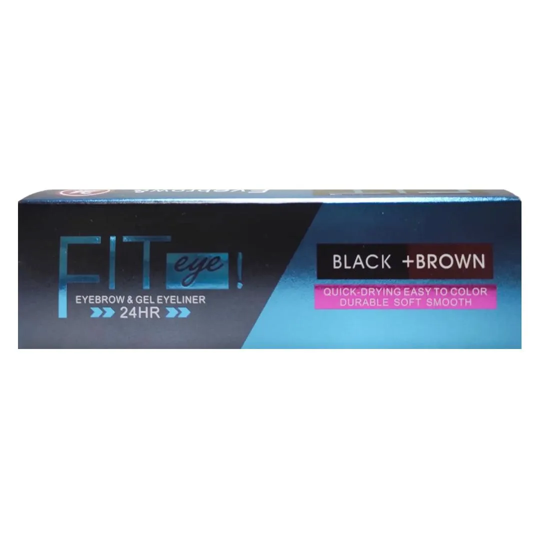 Kiss Beauty Eyebrow & Gel Eyeliner Black Brown