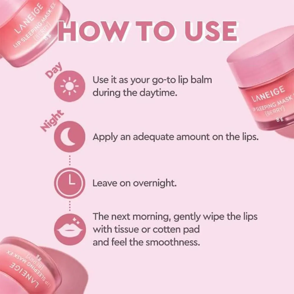 Laneige - Strawberry Lip Sleeping Mask - 20g