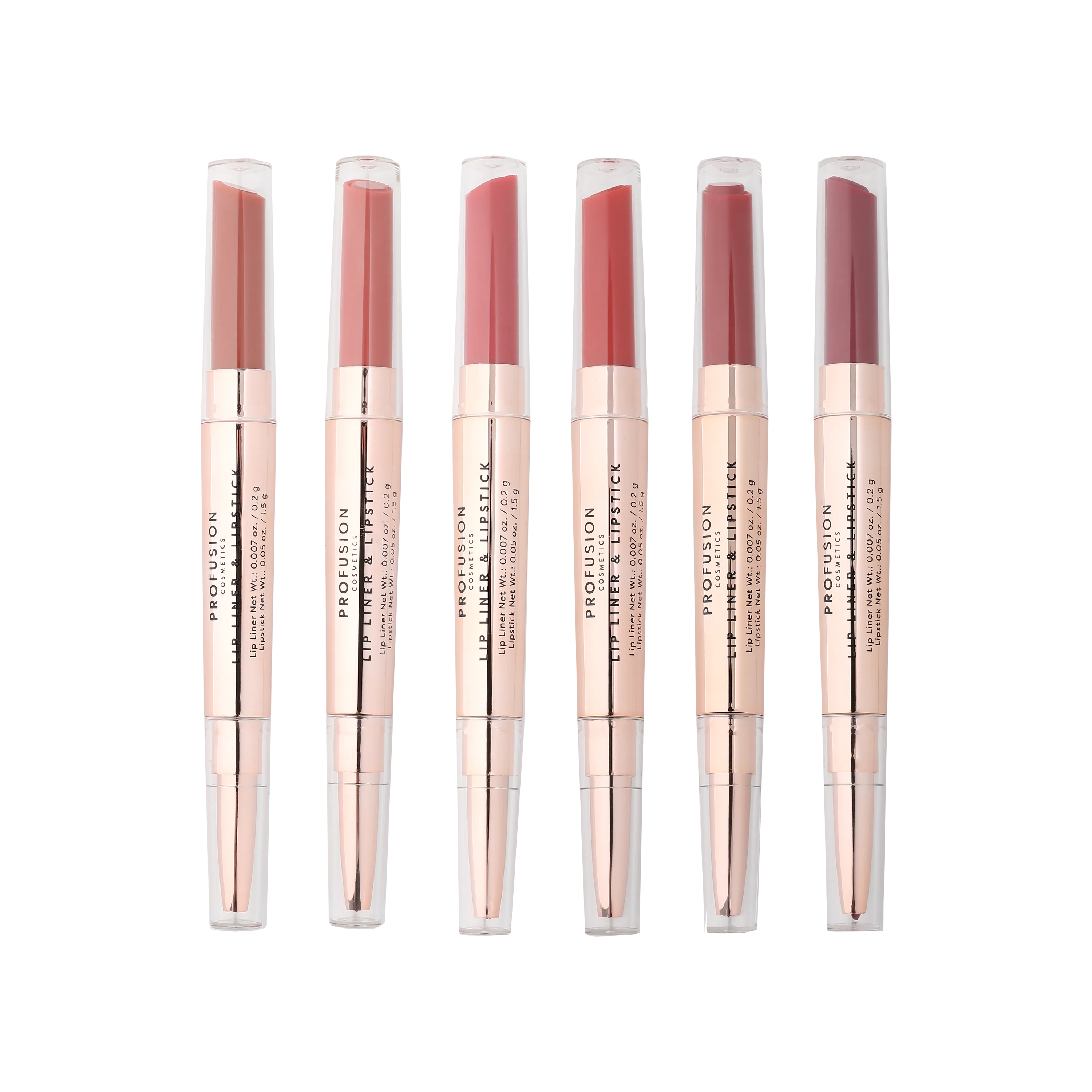 Lunar Lips 6 PC Lipstick & Liner Set