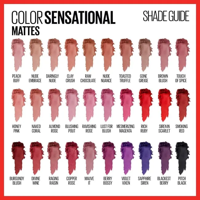 Maybelline Color Sensational The Mattes Lipstick - Almond Rose