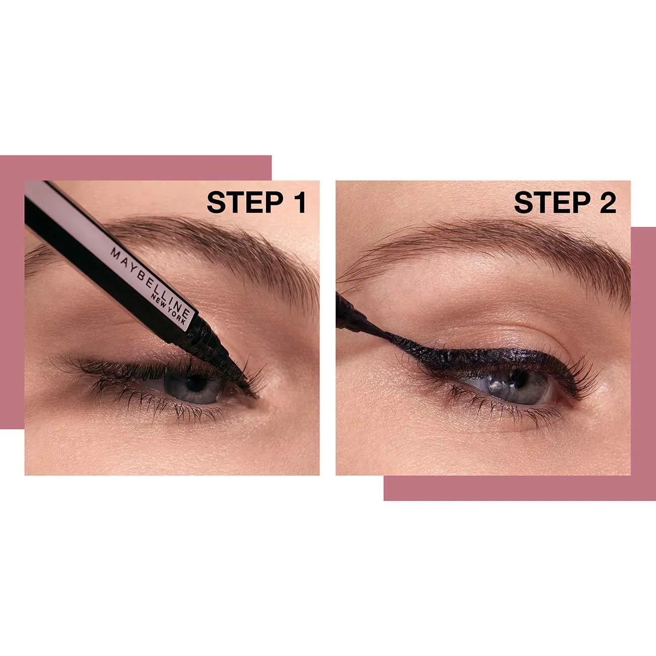 Maybelline New York- Eyestudio Hyper Easy Liquid Liner Matte-Intense Black, Lasts For Up To 24h