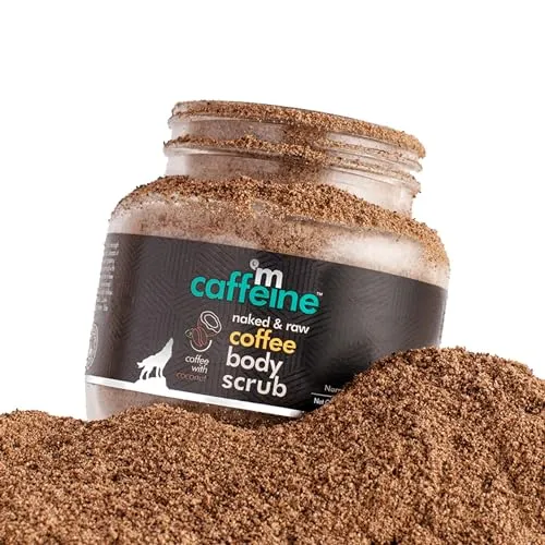 mcaffeine Exfoliating Coffee Body Scrub For Tan Removal & Soft-Smooth Skin|For Women&Men|De-Tan Bathing Scrub With Coconut Oil,Removes Dirt&Dead Skin From Neck, Knees,Elbows&Arms|All Skin Types-100Gm