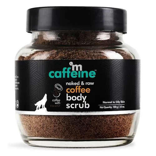 mcaffeine Exfoliating Coffee Body Scrub For Tan Removal & Soft-Smooth Skin|For Women&Men|De-Tan Bathing Scrub With Coconut Oil,Removes Dirt&Dead Skin From Neck, Knees,Elbows&Arms|All Skin Types-100Gm