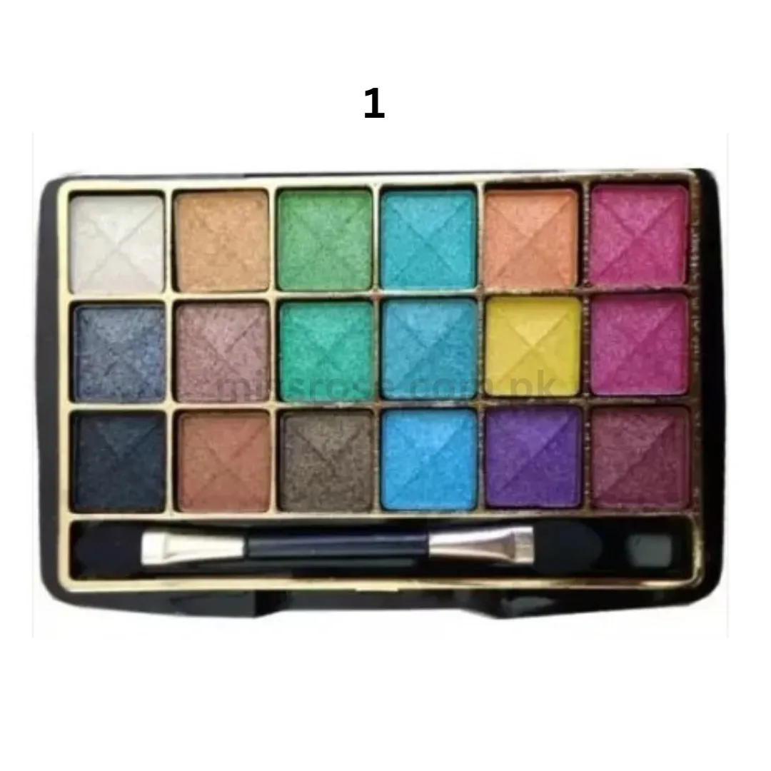 MISS ROSE 18 Color Dreamlike bright eyeshadow (Mini Palette)