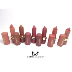 MISS ROSE Set of 6 Bold Matte Lipsticks