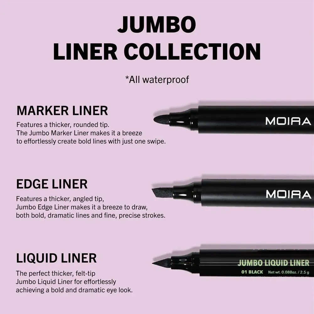 Moira Jumbo Edge Liquid Liner - Black