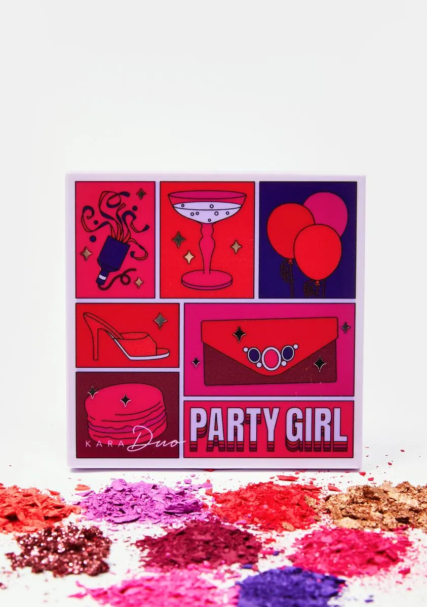 Party Girl Colorful Eyeshadow Palette