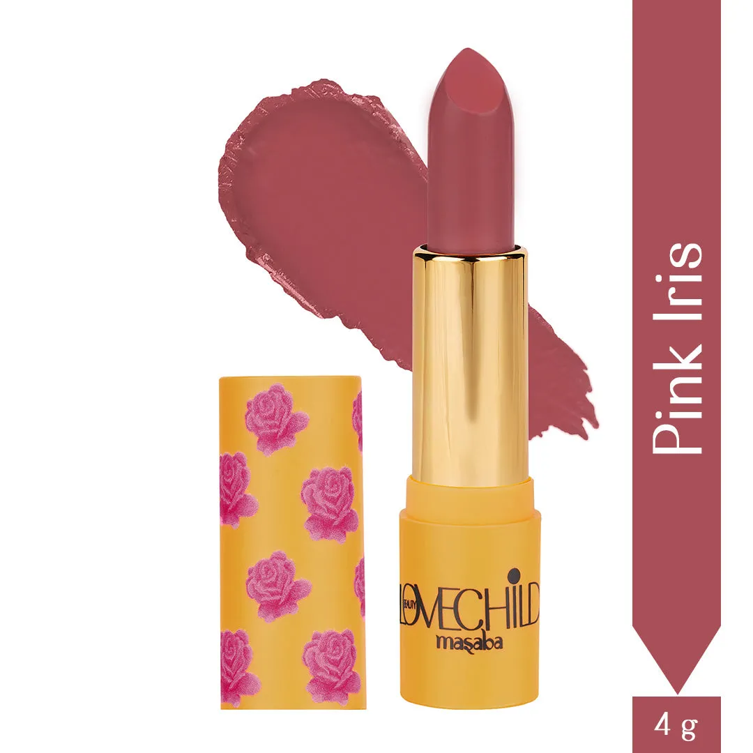 Pink Iris- Rani Core Luxe Matte Lipstick  (Rose Pink) Velvet Matte Finish