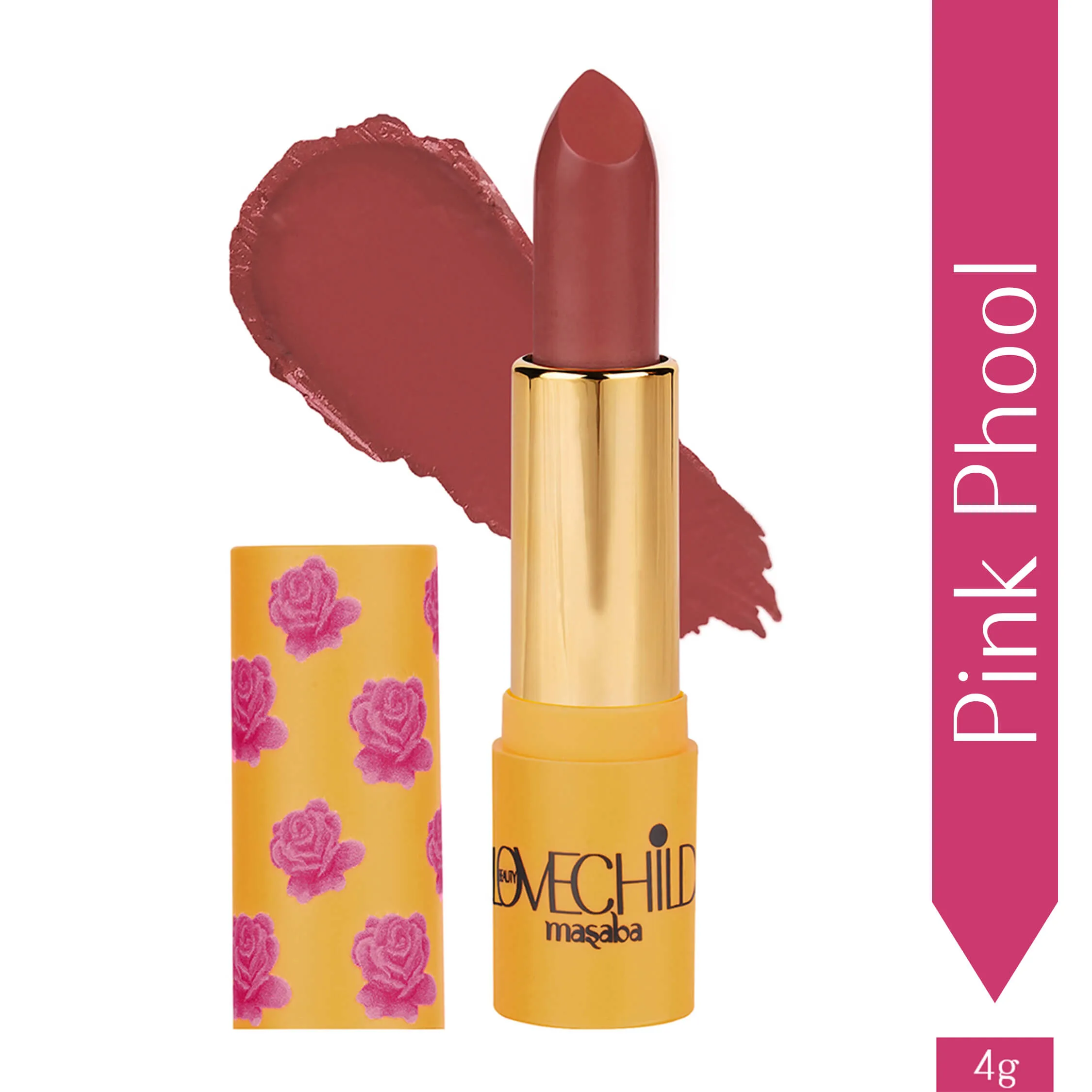 Pink Phool- Rani Core Luxe Matte Lipstick  (Coral Pink) Velvet Matte Finish