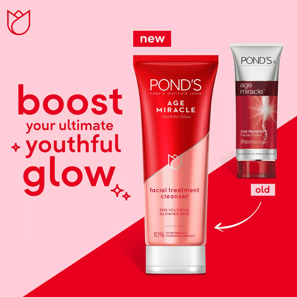 POND'S Facial Cleanser Age Miracle Youthful Glow - 100g