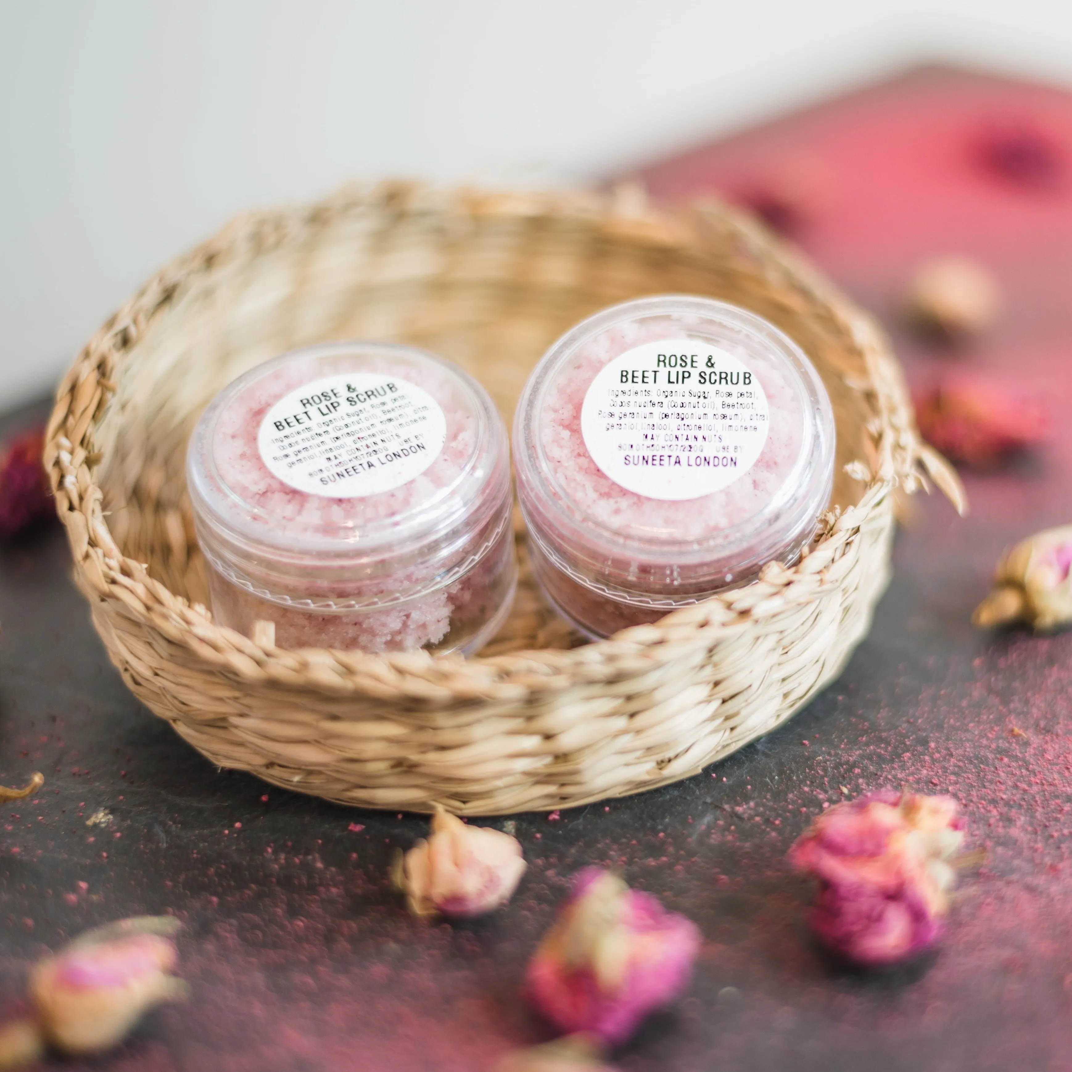 Rose & Beetroot Lip Scrub