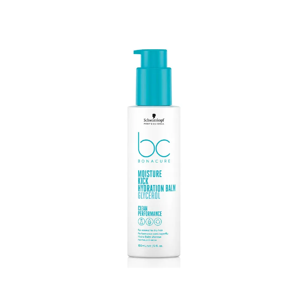 SCHWARZKOPF BONACURE CLEAN PERFORMANCE MOISTURE KICK HYDRATION BALM  150ML