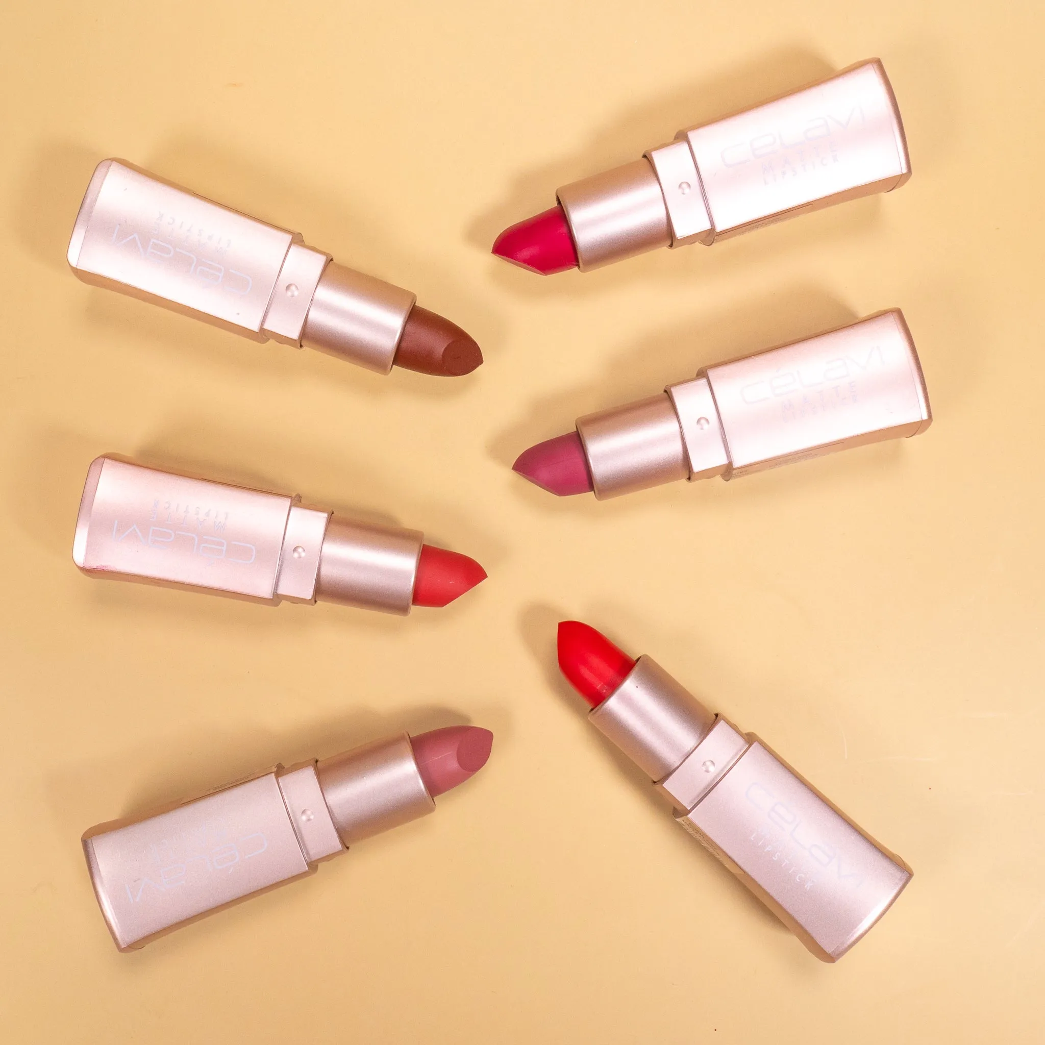 Silky Amoree Matte Lipstick (Set of 6)