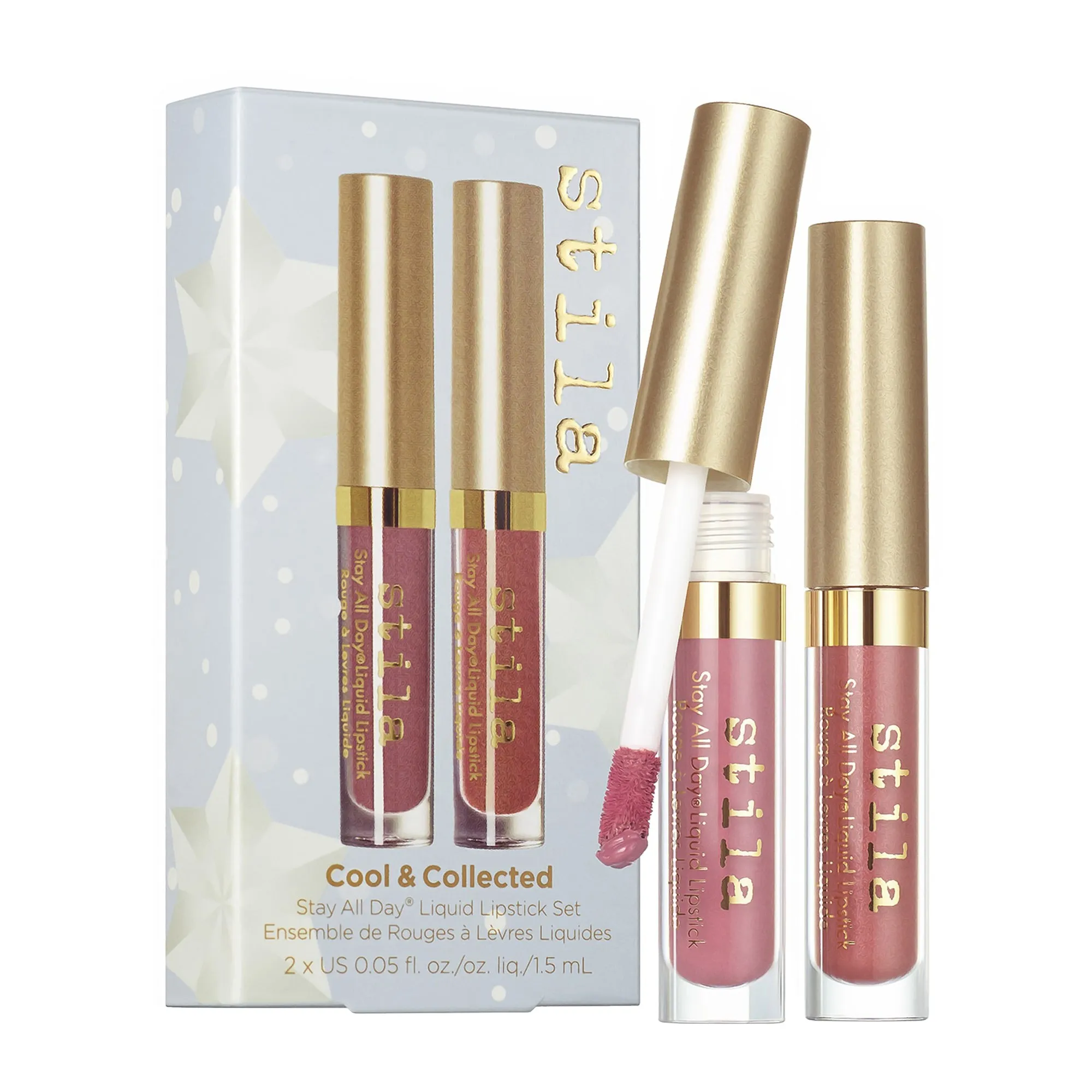 Stila Cool & Collected Stay All Day Liquid Lipstick Set Holiday 2023