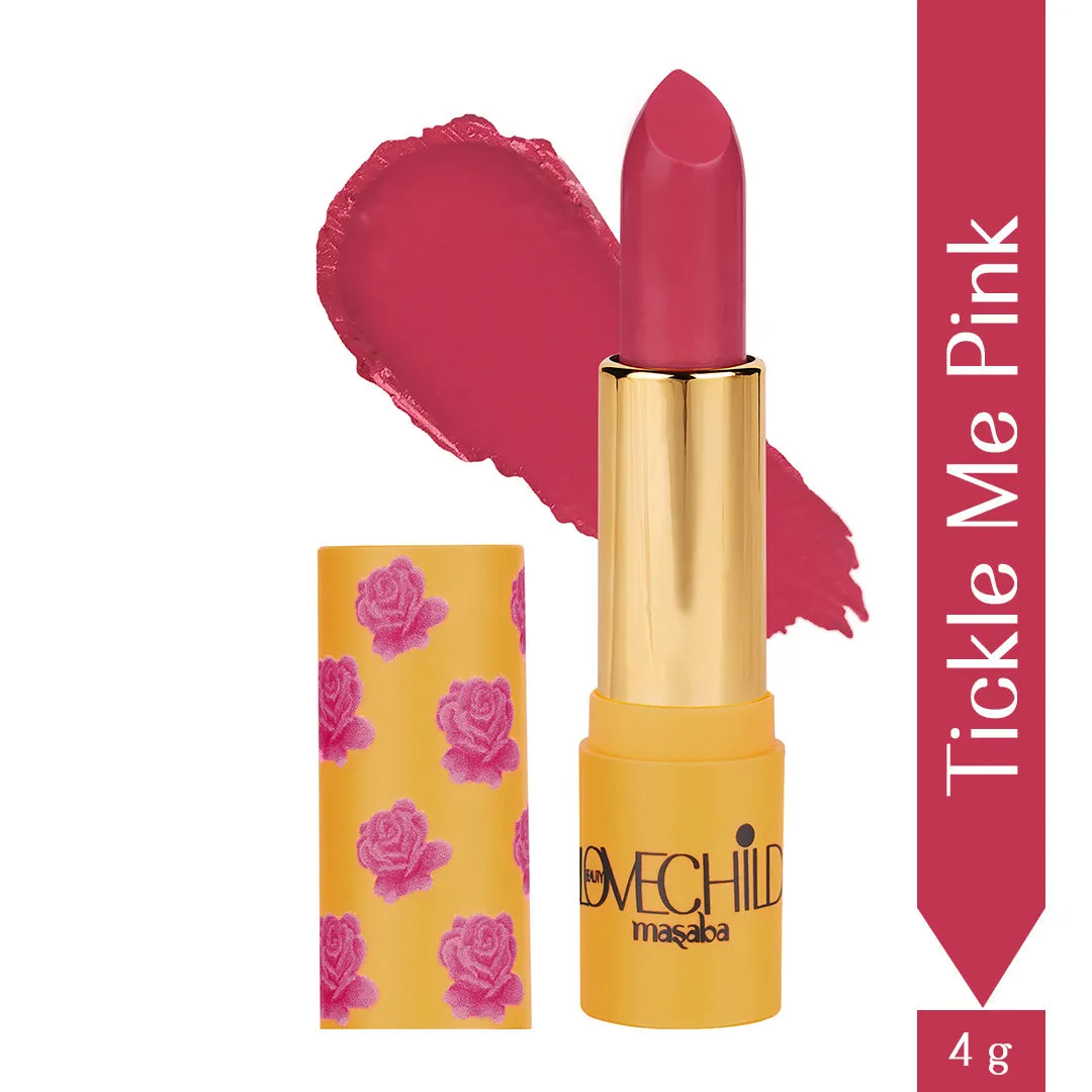 Tickle Me Pink- Rani Core Luxe Matte Lipstick  (Bright Pink) Velvet Matte Finish