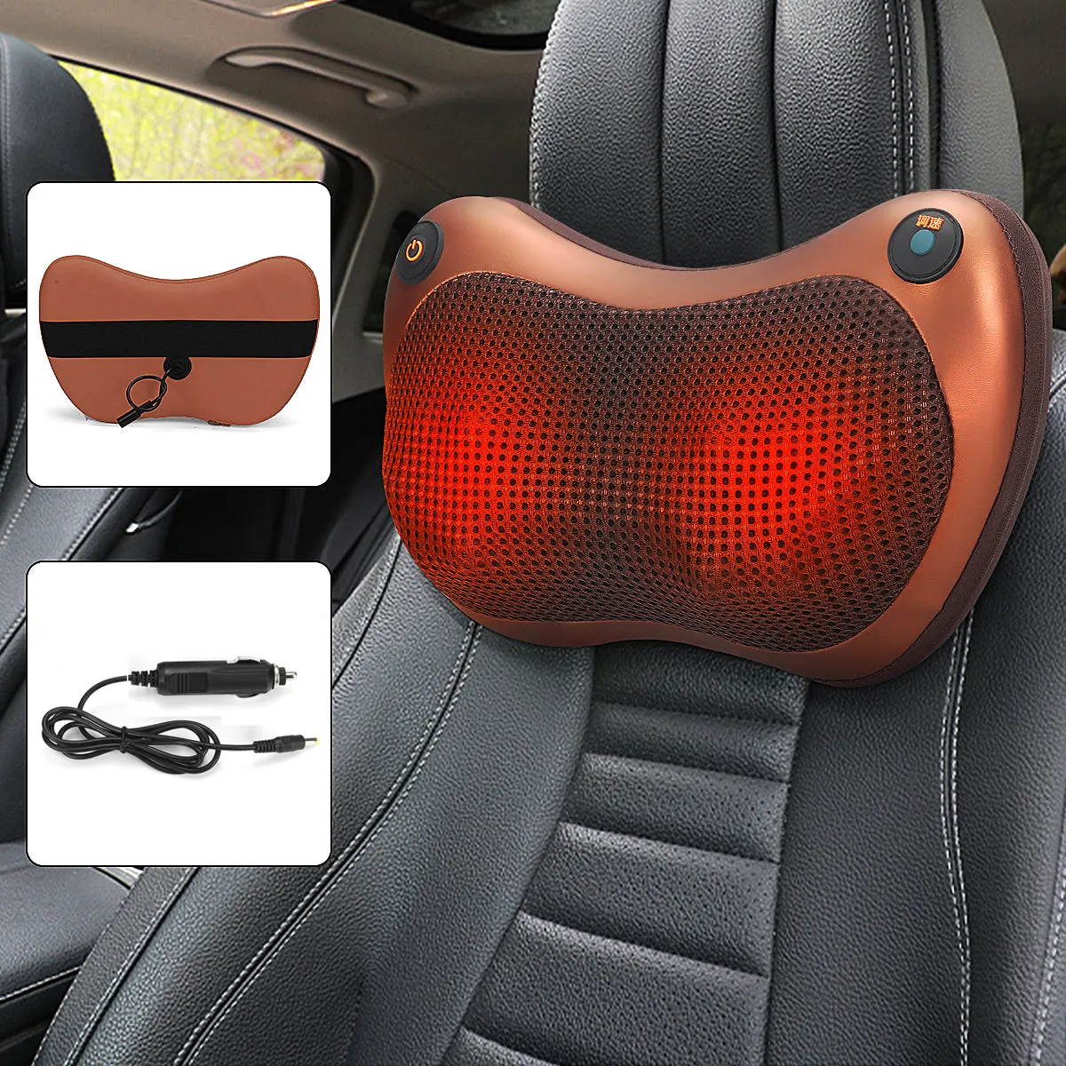 Ultimate Massage Pillow: Perfect for Car, Home, and Office  Use!