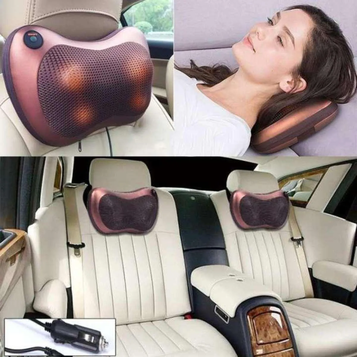 Ultimate Massage Pillow: Perfect for Car, Home, and Office  Use!