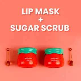 Watermelon Lip Mask   Sugar Scrub Set