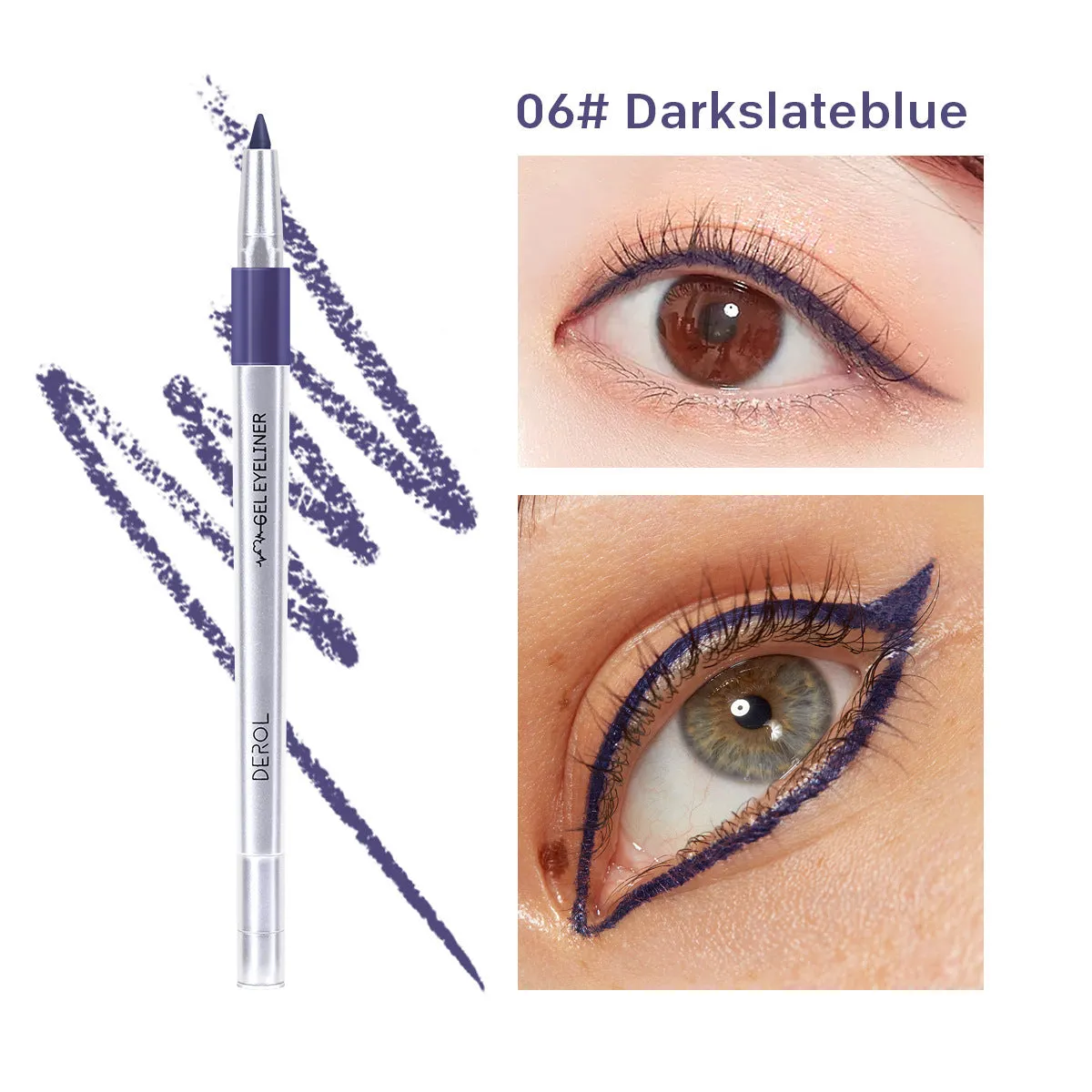 Waterproof Colorful Matte Liquid Eyeliner Pencil 